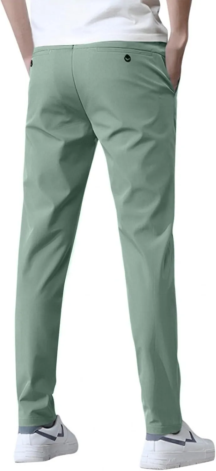 2025 Summer Men's Casual Pants Loose Straight Leg Business Pants