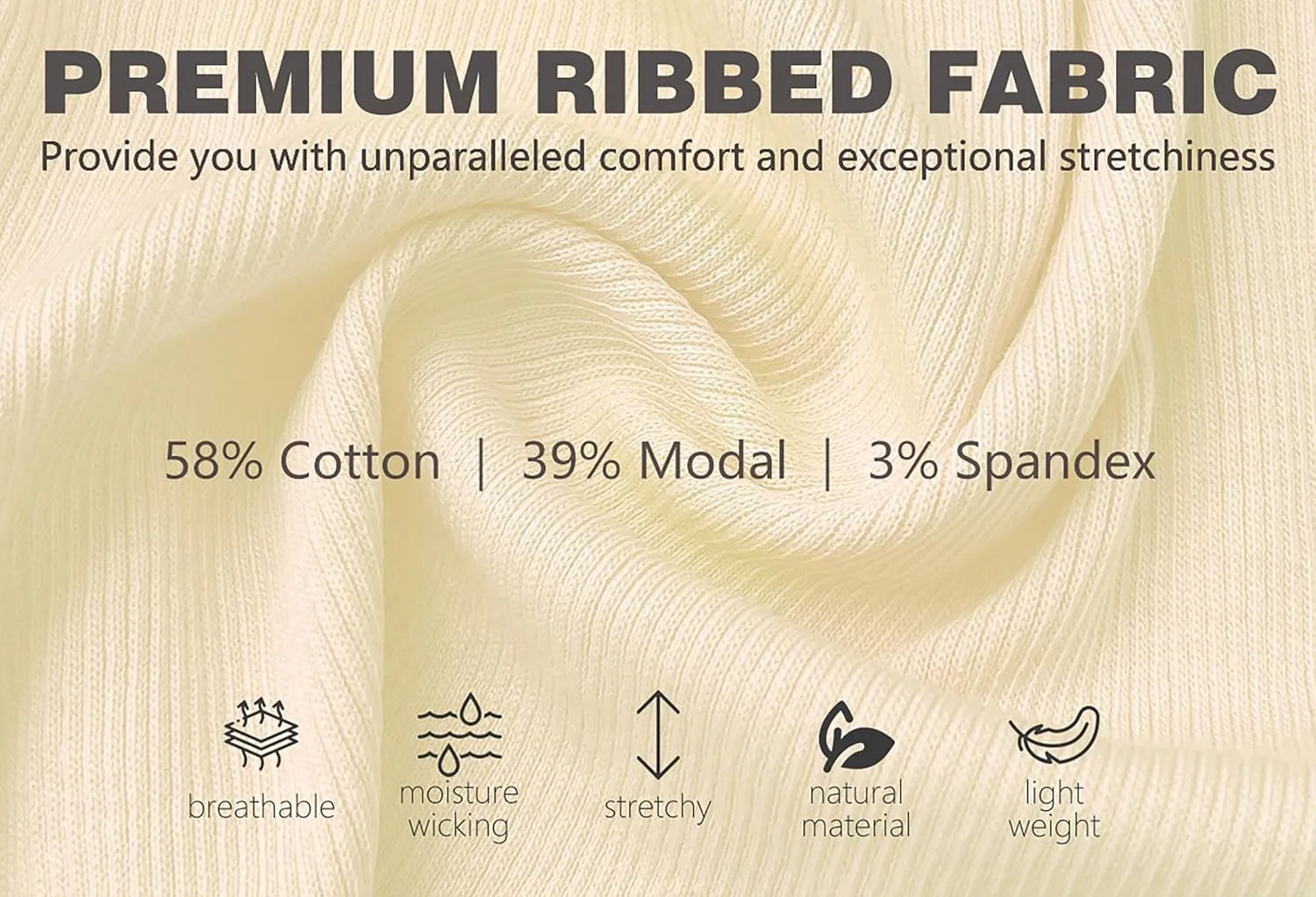3Packs Cotton Ribbed High Neck Long Tank Top for Women Racerback Yoga Top Layering Undershirts Camisole