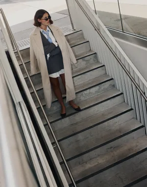 Abbey Trench Coat (Latte)