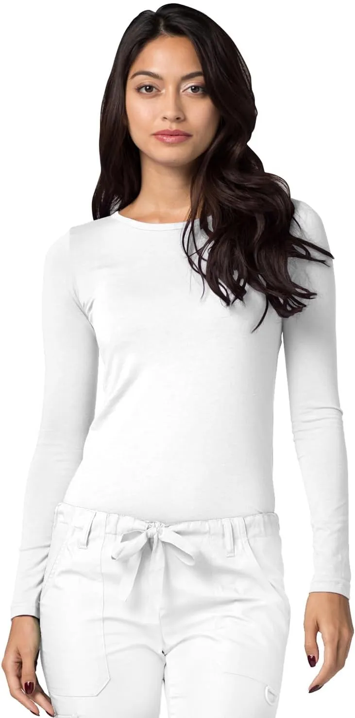 Adar Women 2 Pack Long Sleeve Underscrub Comfort Tee