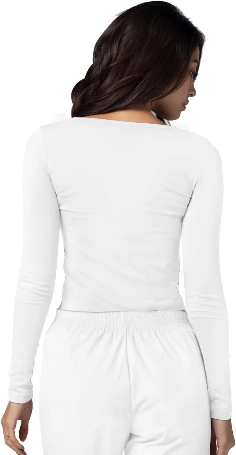 Adar Women 2 Pack Long Sleeve Underscrub Comfort Tee