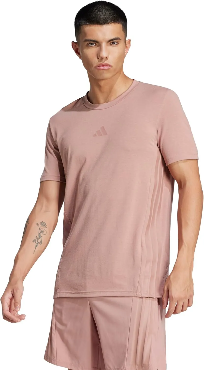 adidas Men's Designed for Training 3-Stripes T-Shirt