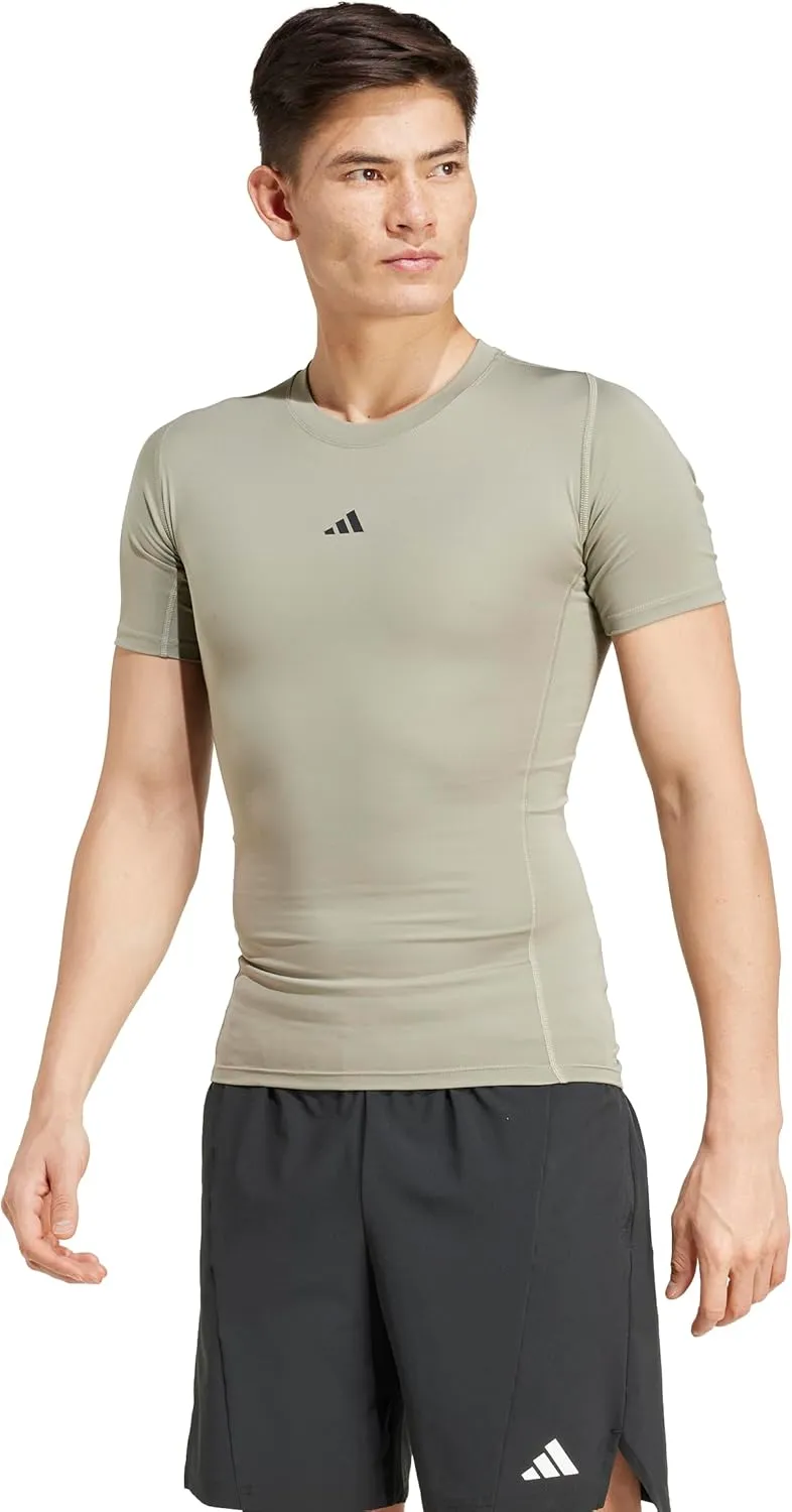 adidas Men's Size Techfit Compression Training T-Shirt
