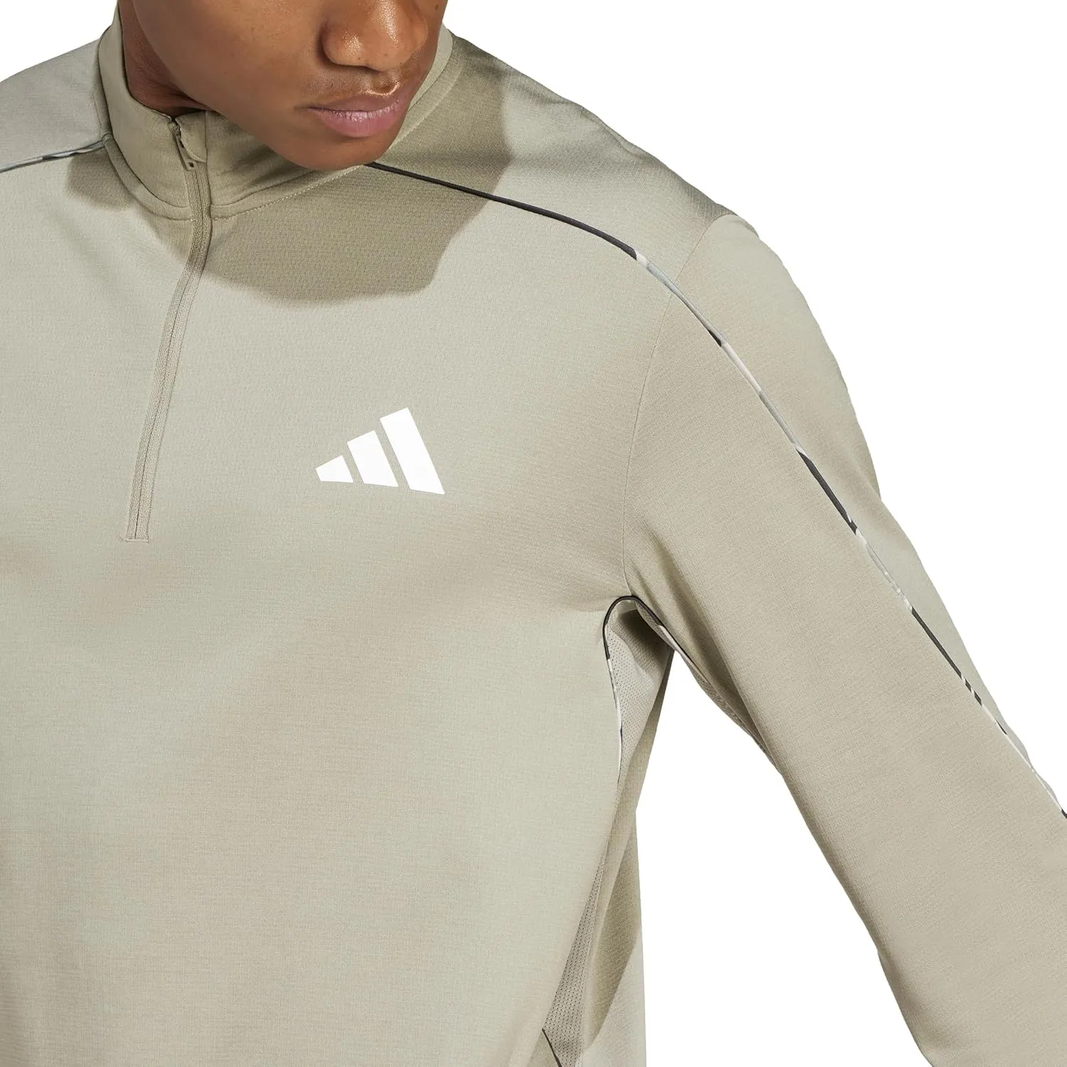 adidas Men's Train Essentials Camouflage Quarter-Zip Sweatshirt