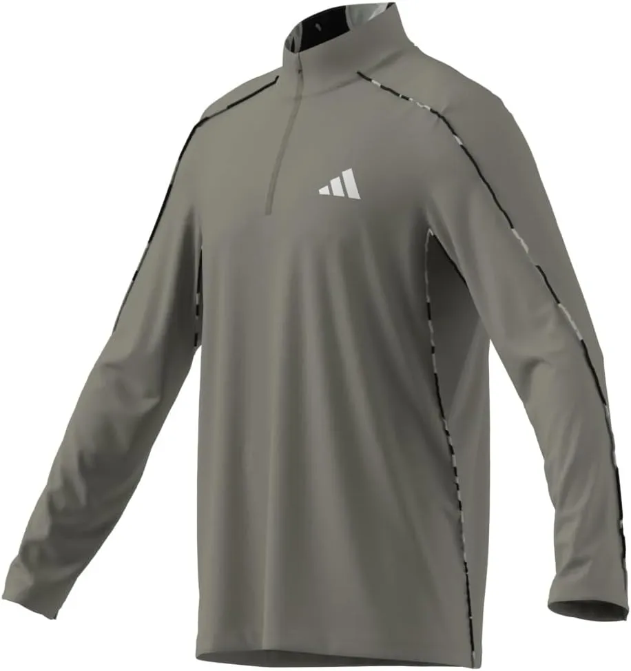 adidas Men's Train Essentials Camouflage Quarter-Zip Sweatshirt