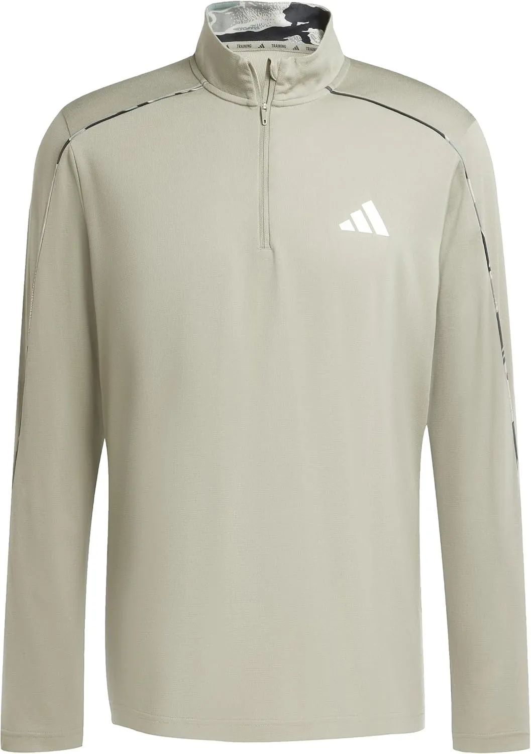 adidas Men's Train Essentials Camouflage Quarter-Zip Sweatshirt