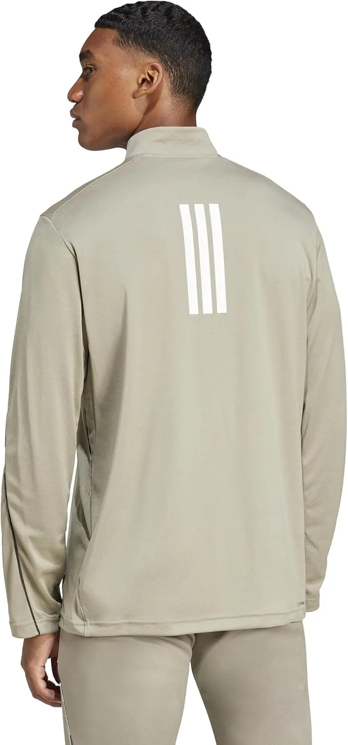 adidas Men's Train Essentials Camouflage Quarter-Zip Sweatshirt