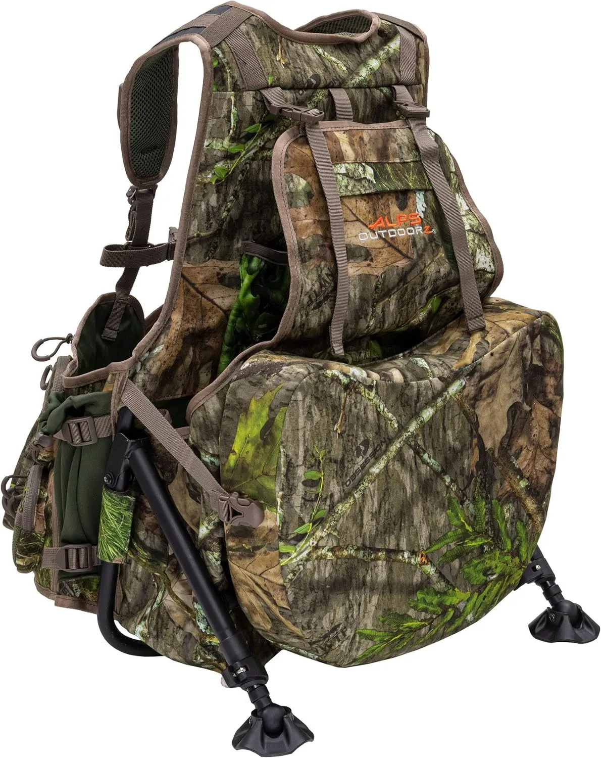 ALPS OutdoorZ Grand Slam Turkey Vest, Sit Anywhere Kickstand Removeable Frame and Memory Foam Seat