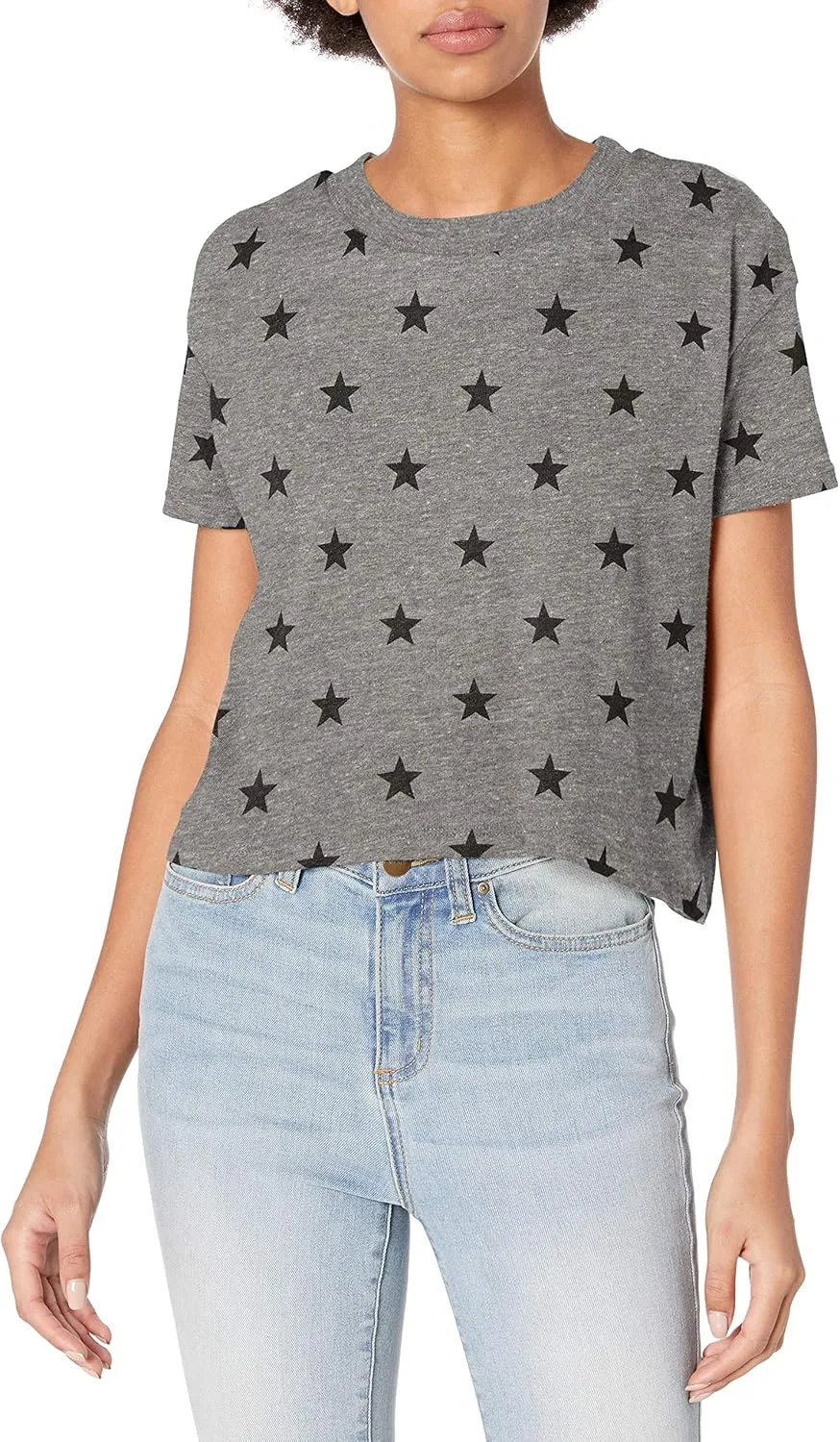 Alternative Women's Cropped T shirt, Headliner Vintage Cropped Tee