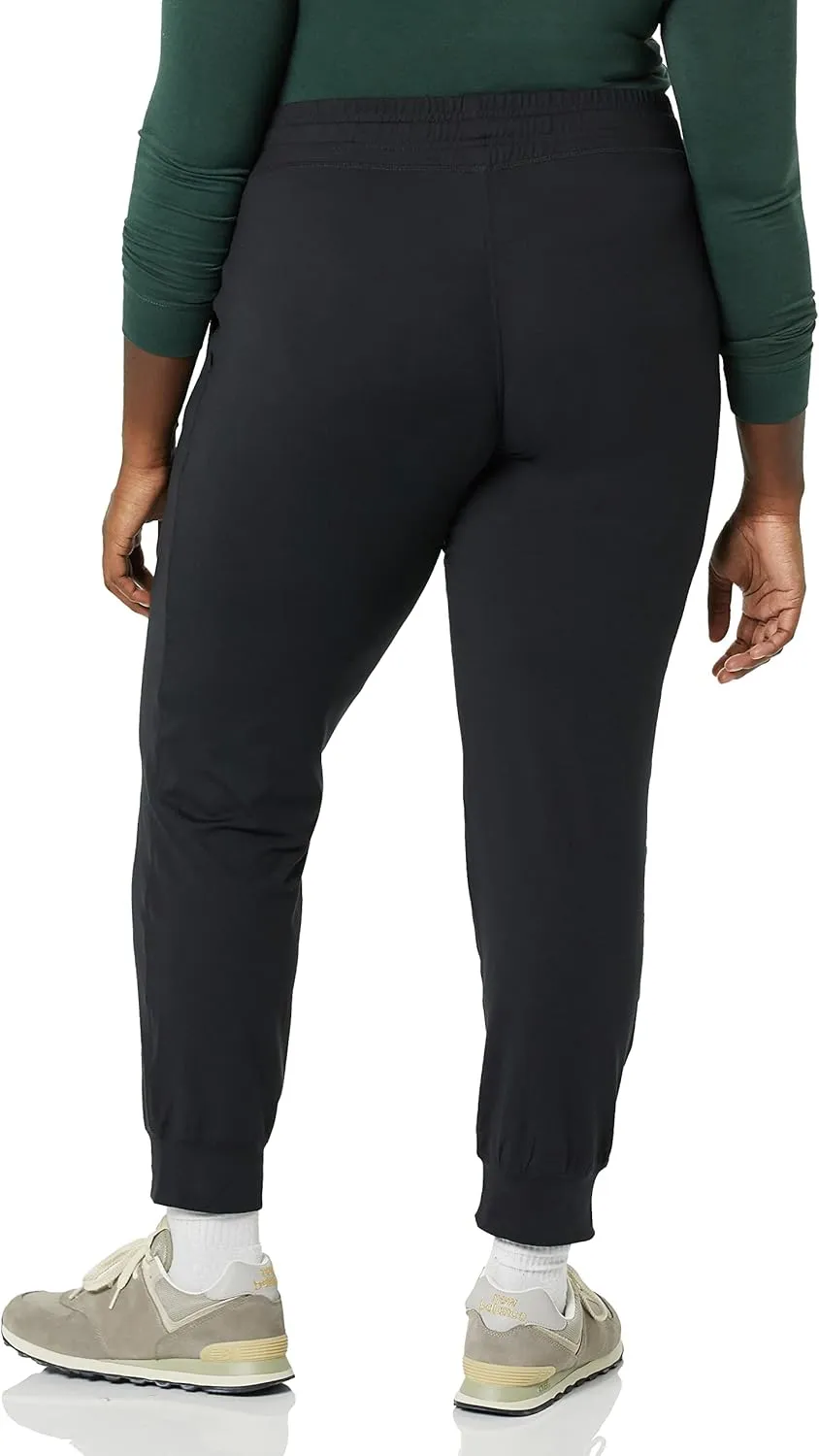 Amazon Essentials Athletic Pants for Women, Brushed Tech Stretch Lounge Joggers, Plus Size Available
