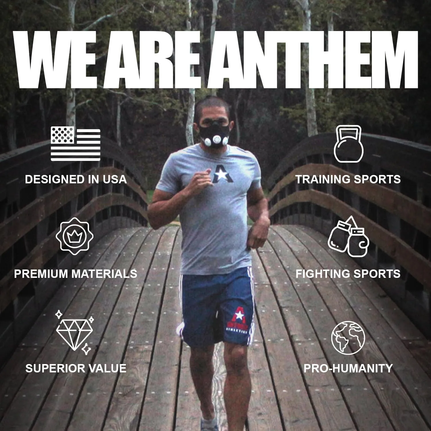 Anthem Athletics Men's Joggers Sweatpants Training Pants - Dominance Hyperflex Solstice