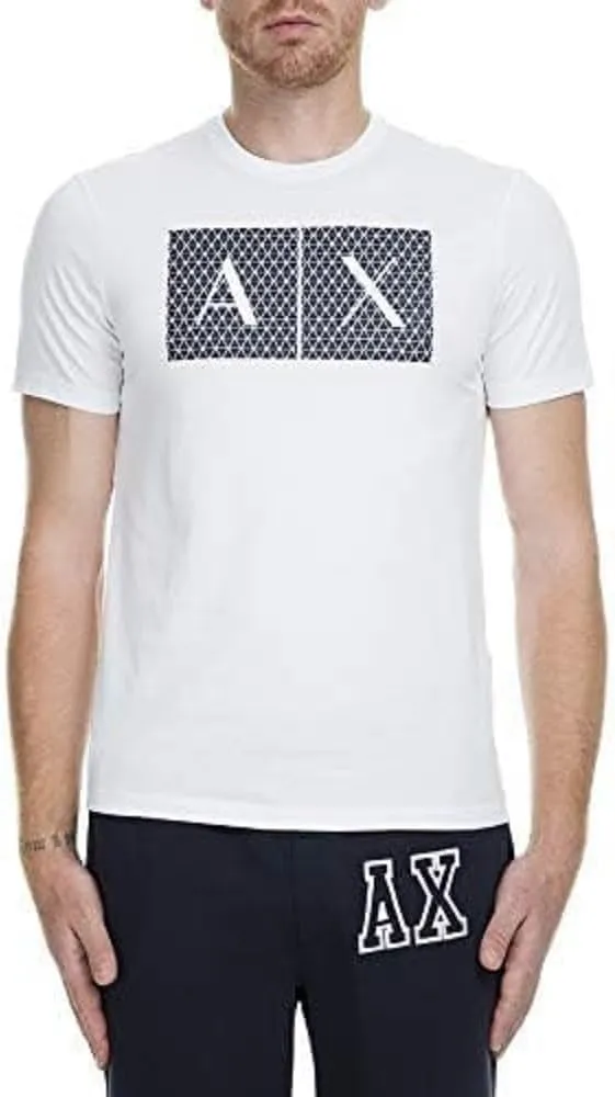 Armani Exchange Men's Crew Neck Logo Tee T Shirt