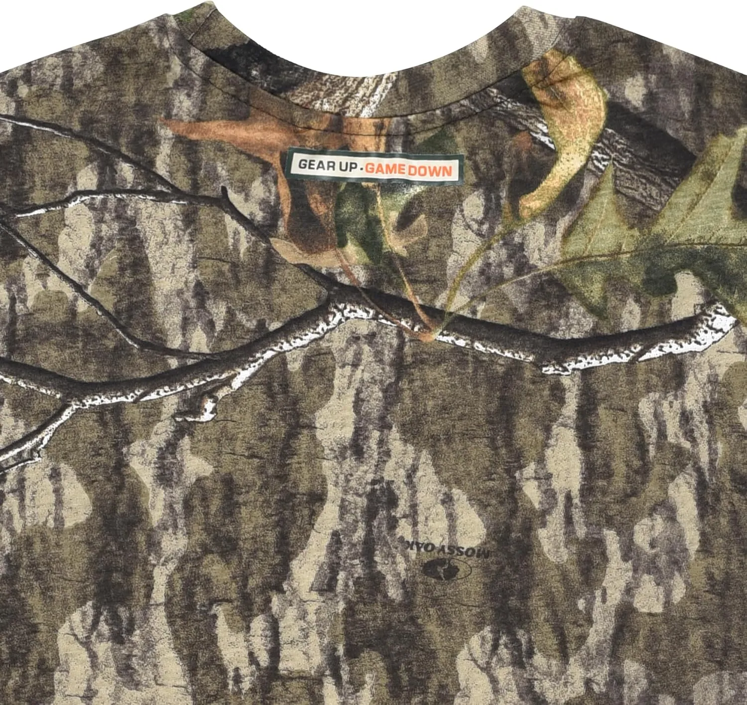 Authentic Realtree and Mossy Oak Camouflage Crewneck Unisex Adult Short Sleeve Tee Shirt