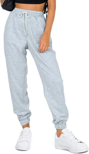 AUTOMET Women's Cinch Bottom Sweatpants Athletic Joggers Lounge Pants with Pockets