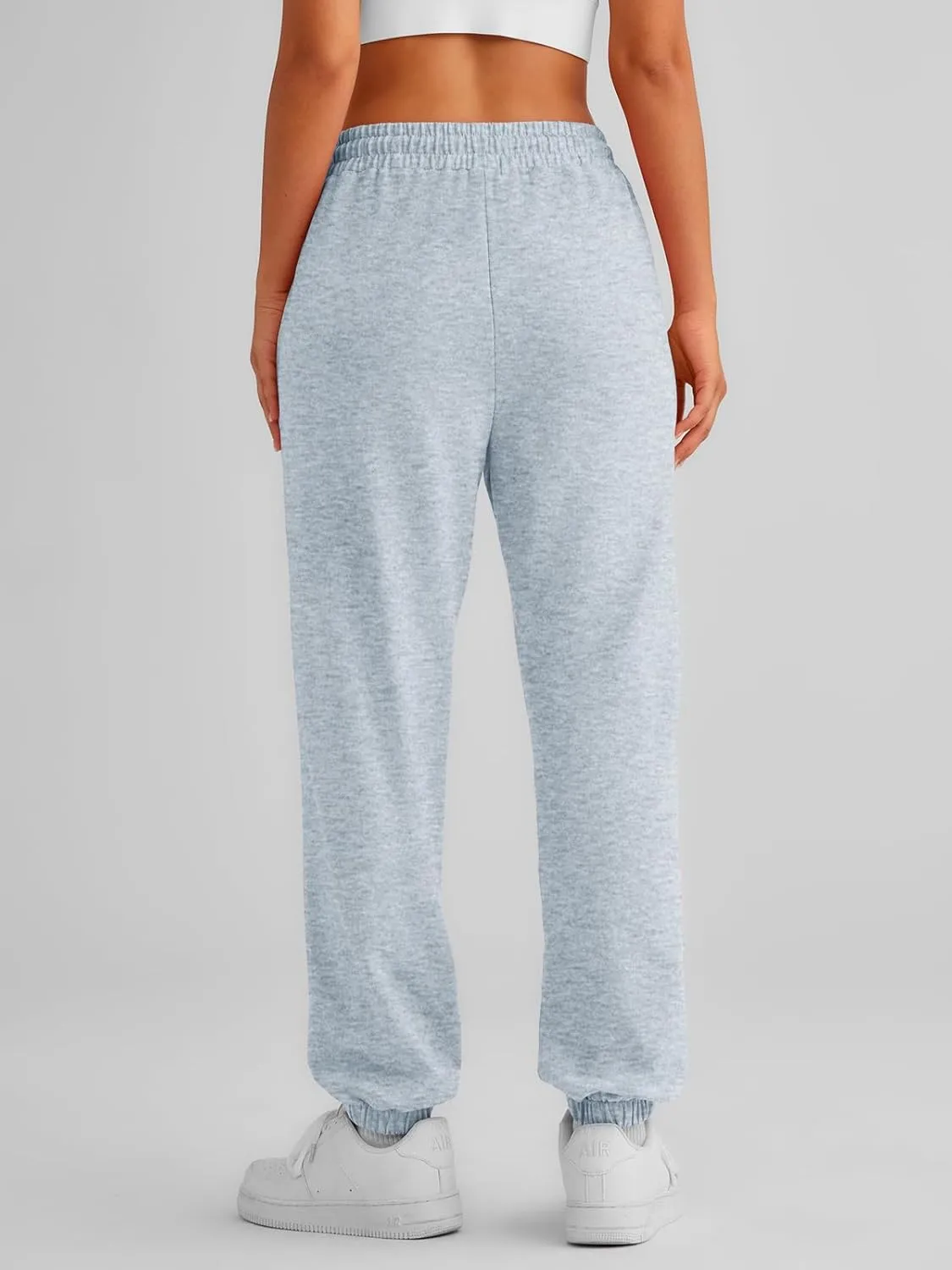 AUTOMET Women's Cinch Bottom Sweatpants Athletic Joggers Lounge Pants with Pockets