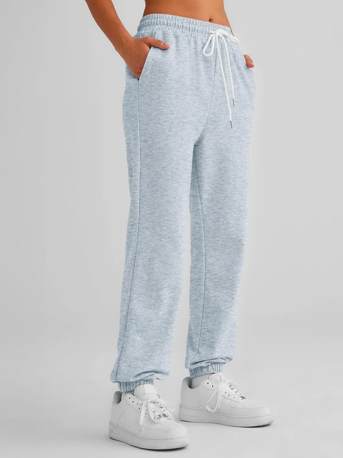 AUTOMET Women's Cinch Bottom Sweatpants Athletic Joggers Lounge Pants with Pockets