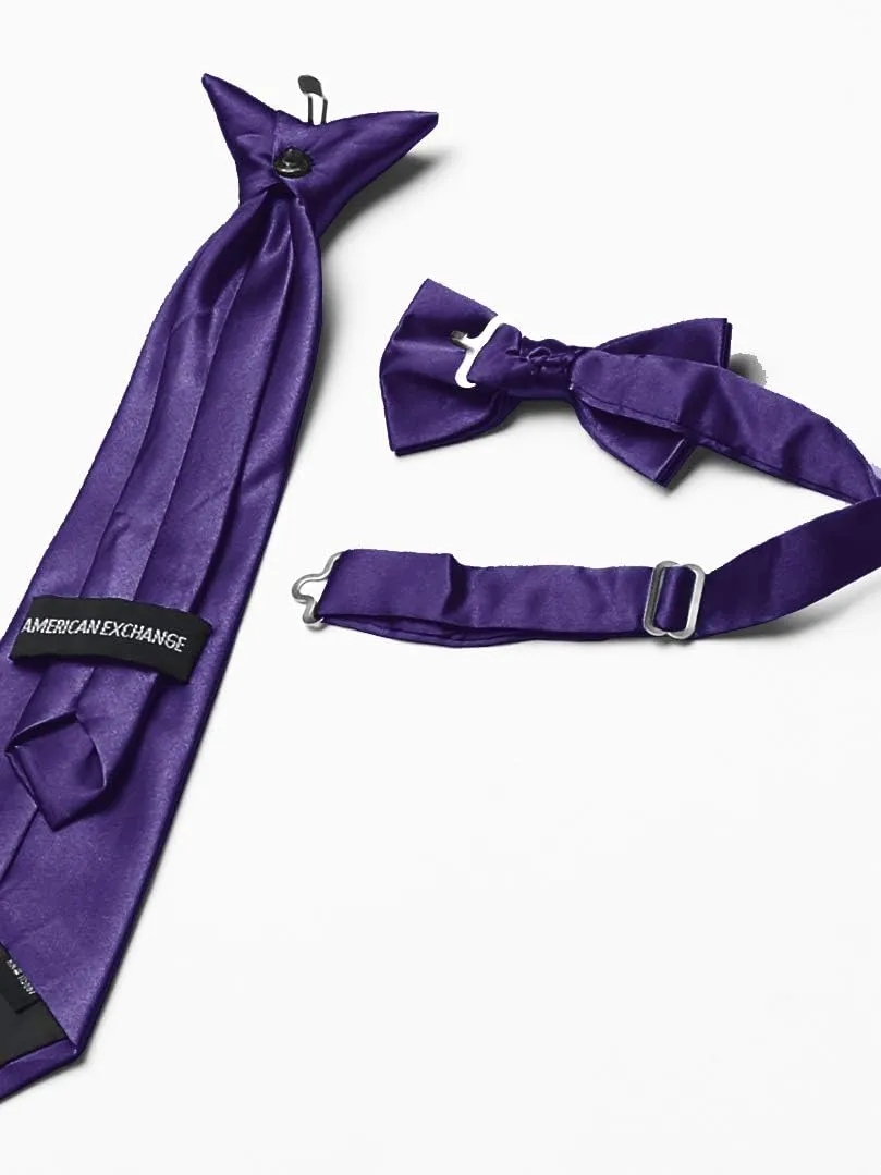 a.x.n.y mens 4 Piece Formal Vest Set Combo With Tuxedo Vest, Tie, Bow Tie, and Handkerchief