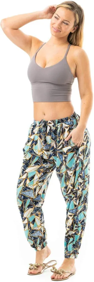 Buddha Pants Miami Jogger Harem Pants  Unisex Cotton Joggers with Pockets  Tapered, Casual for Yoga, Gym & Lounge Wear
