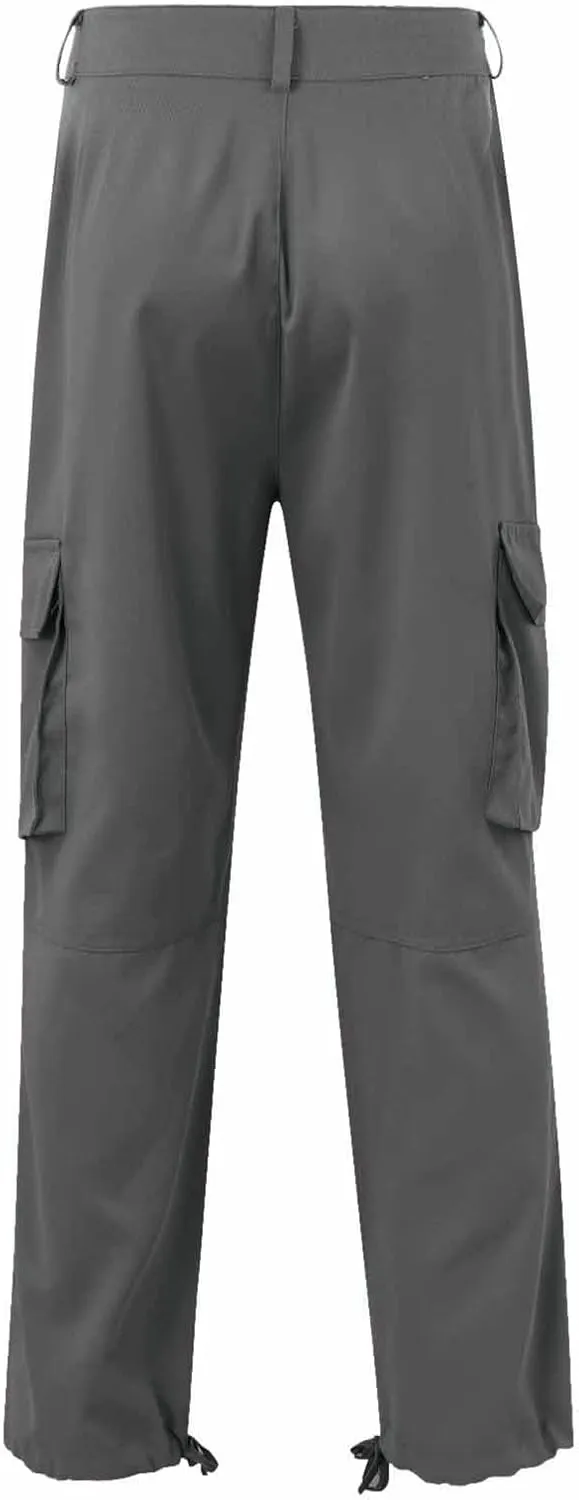 Cargo Sweatpants for Men Loose Fit Mens Joggers with Zip Pockets Mens Trousers Straight Fit Mens Cotton Dress Pants