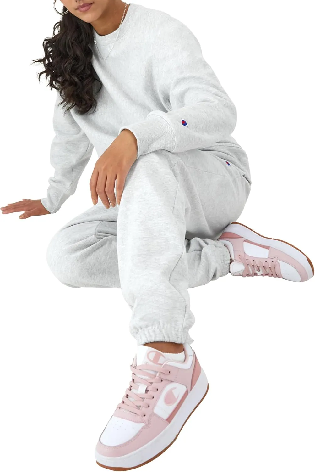 Champion Women's Reverse Weave Joggers, Left Hip C