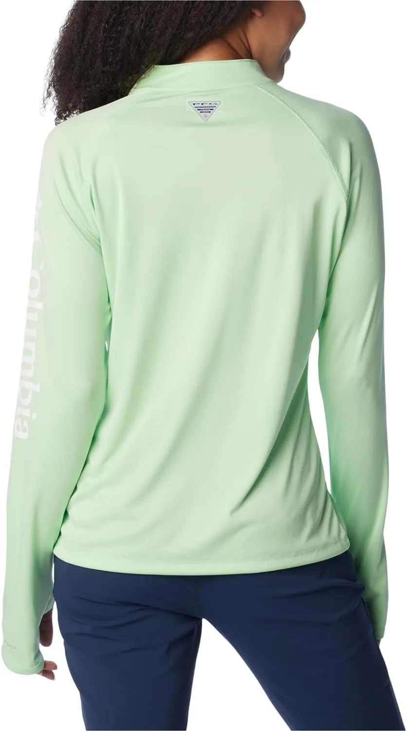 Columbia Women's Discontinued PFG Tidal Tee 1/4 Zip
