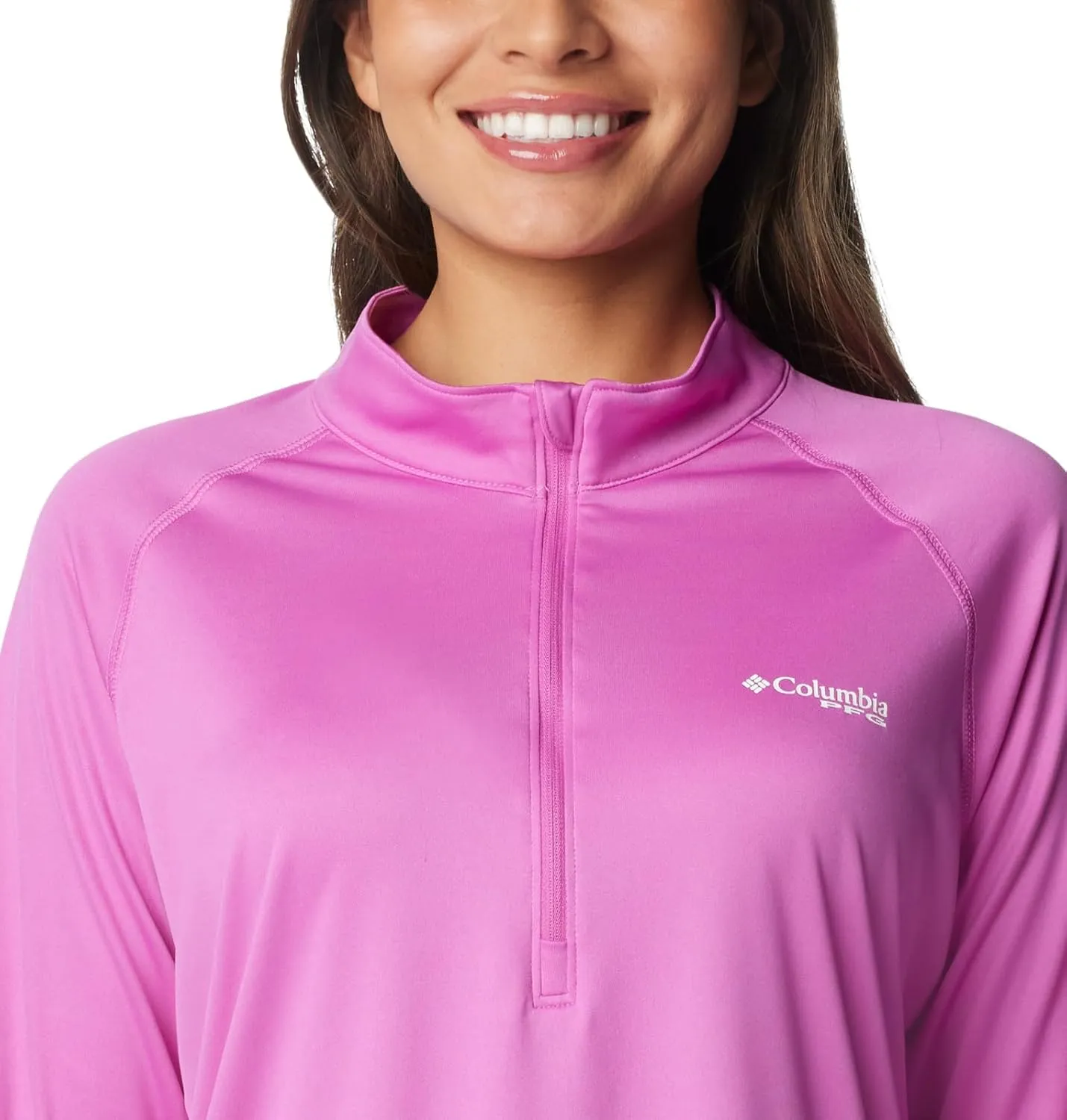 Columbia Women's Discontinued PFG Tidal Tee 1/4 Zip