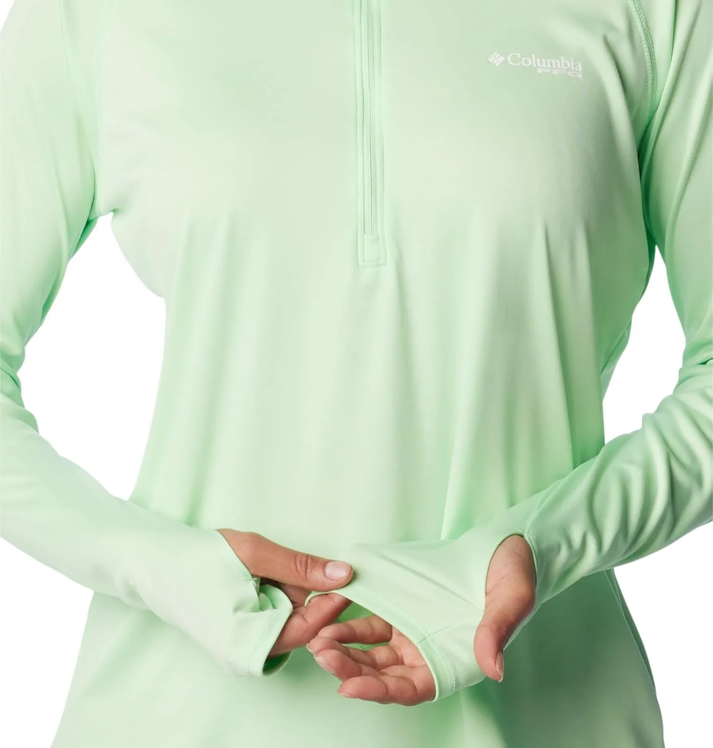 Columbia Women's Discontinued PFG Tidal Tee 1/4 Zip