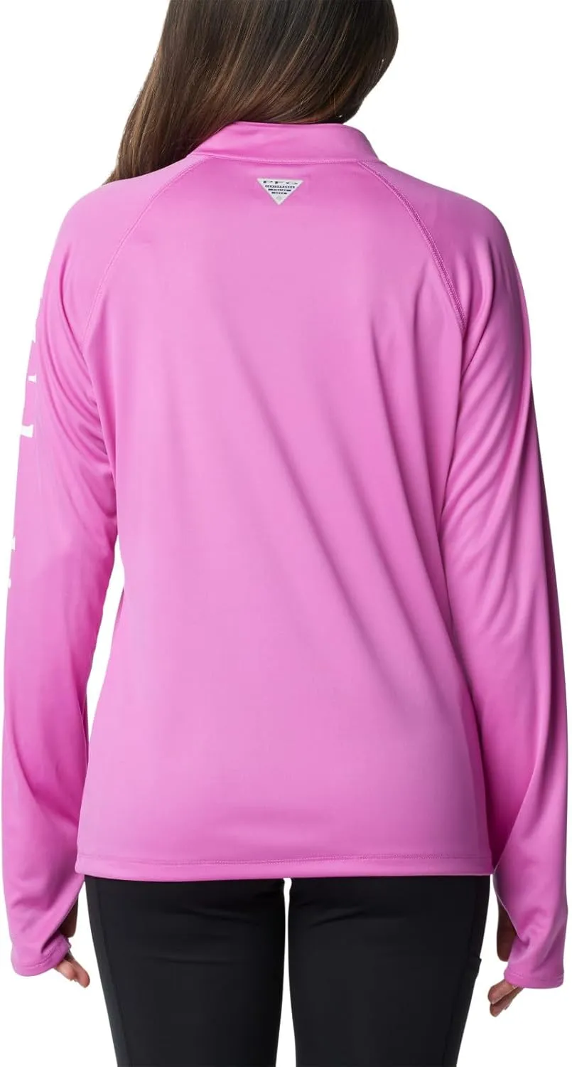 Columbia Women's Discontinued PFG Tidal Tee 1/4 Zip