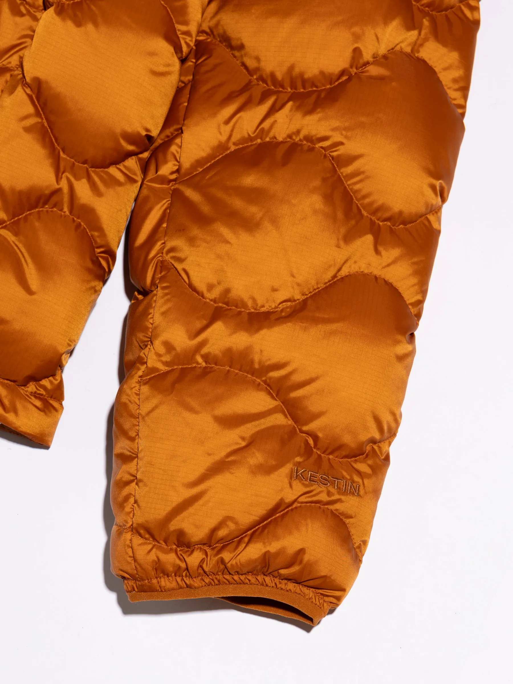 Cuillin Down Jacket in Burnt Orange Recycled Ripstop