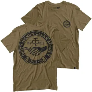 Dirty Hands Clean Money, Premium Short Sleeve Crewneck T-Shirt