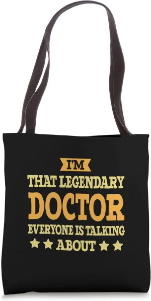 Doctor Job Title Employee Funny Worker Profession Doctor Tote Bag
