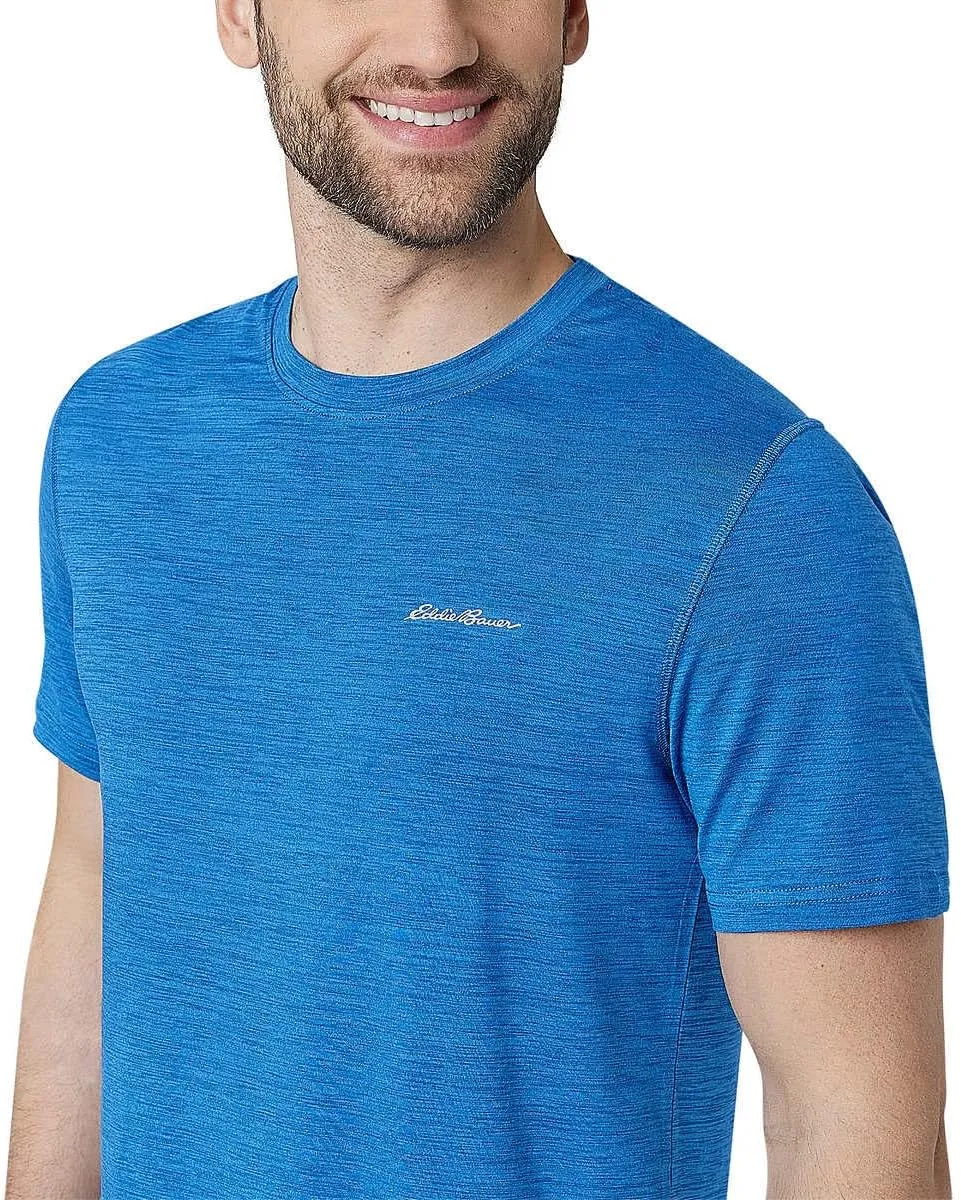 Eddie Bauer Mens Motion Tee T Shirts, 2 Pack Gifts for Him Mens Crew Neck Tshirts Shirts Half Sleeve Tshirt Men, Tee Shirts