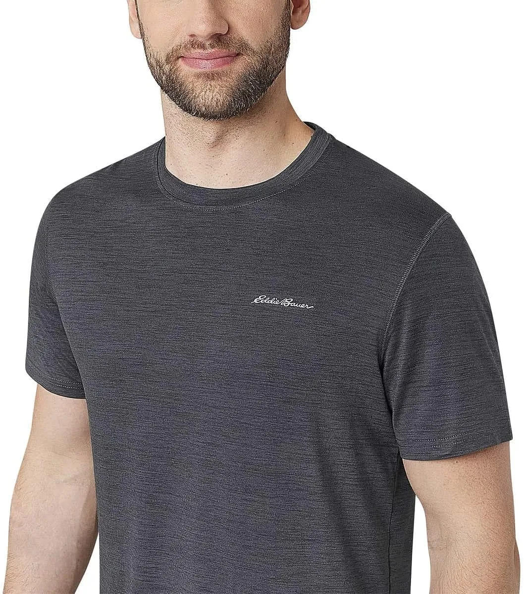 Eddie Bauer Mens Motion Tee T Shirts, 2 Pack Gifts for Him Mens Crew Neck Tshirts Shirts Half Sleeve Tshirt Men, Tee Shirts