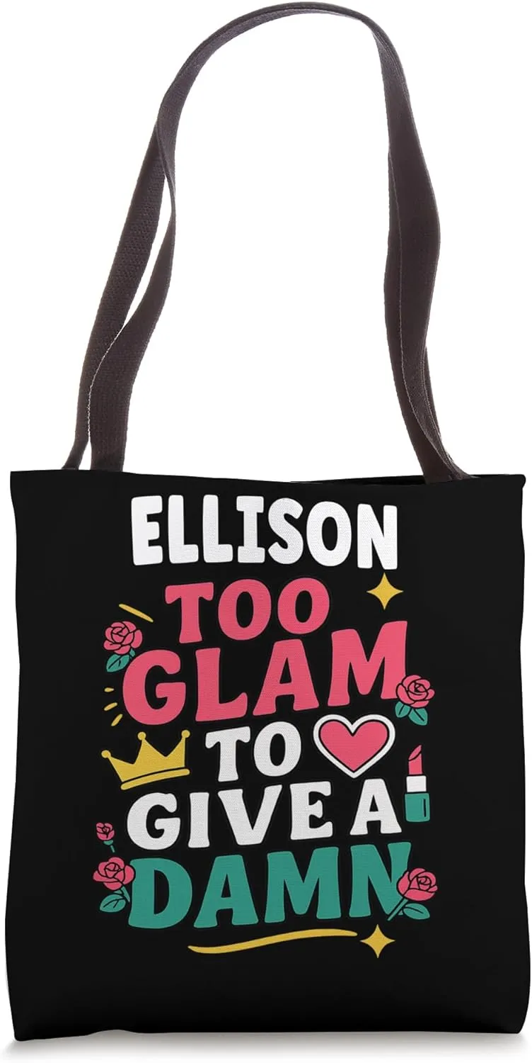ELLISON Personalized Women's Gift Custom ELLISON Tote Bag