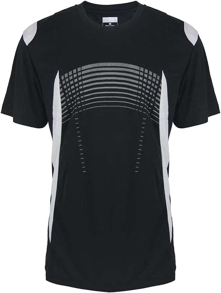 Facitisu Mens Short Sleeve Performance Shirt Lightweight Athletic Running Sport Tee Shirts S-3XL