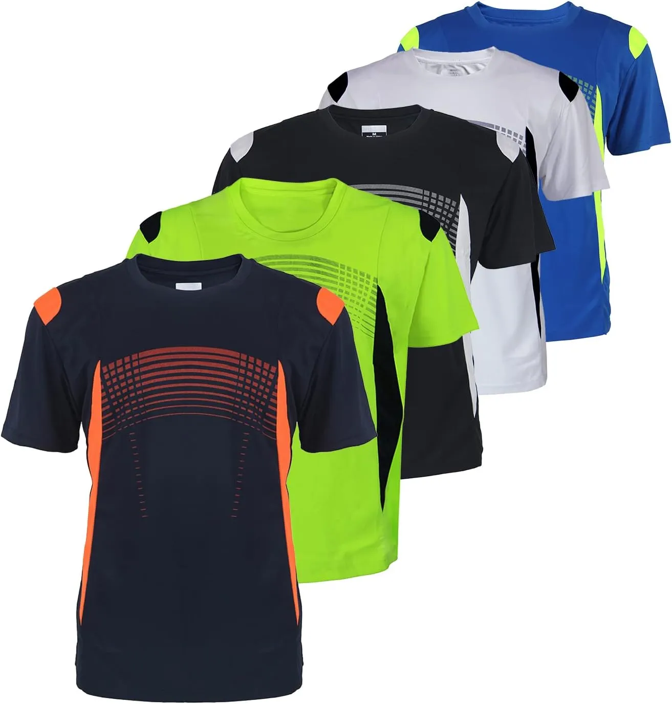 Facitisu Mens Short Sleeve Performance Shirt Lightweight Athletic Running Sport Tee Shirts S-3XL