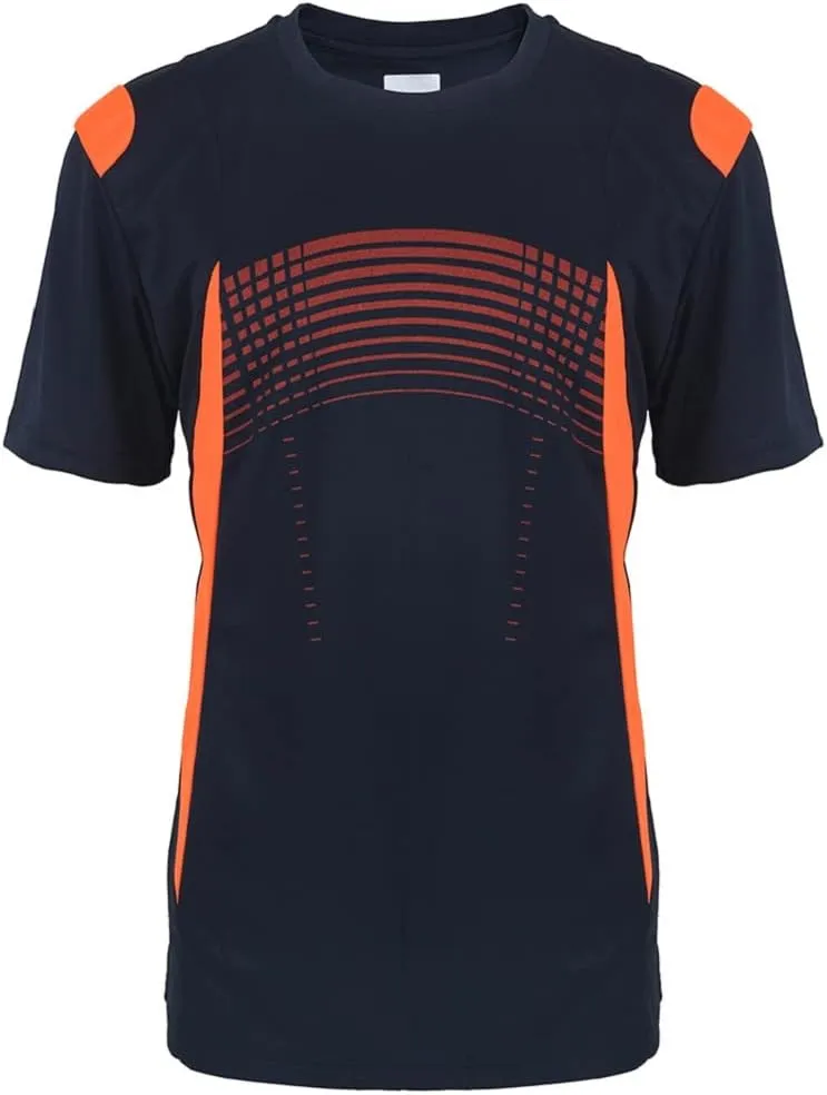 Facitisu Mens Short Sleeve Performance Shirt Lightweight Athletic Running Sport Tee Shirts S-3XL