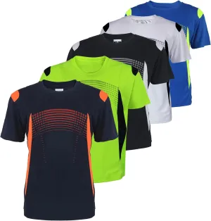 Facitisu Mens Short Sleeve Performance Shirt Lightweight Athletic Running Sport Tee Shirts S-3XL