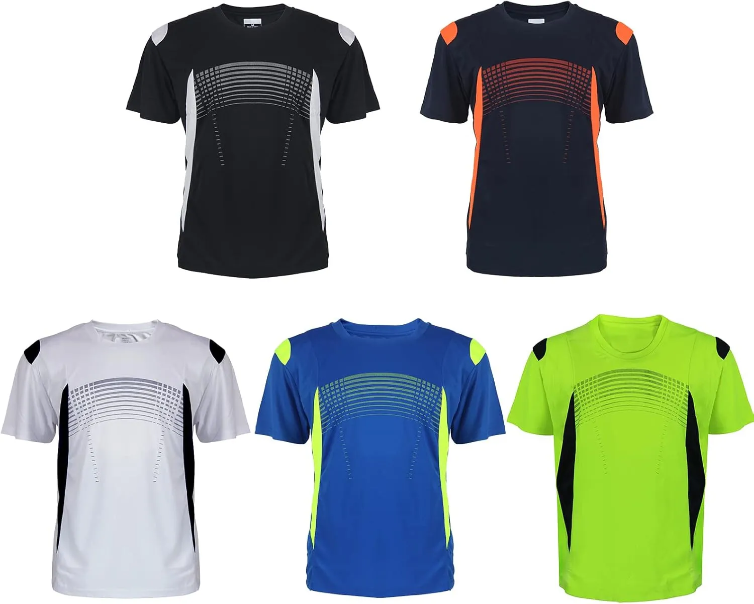 Facitisu Mens Short Sleeve Performance Shirt Lightweight Athletic Running Sport Tee Shirts S-3XL