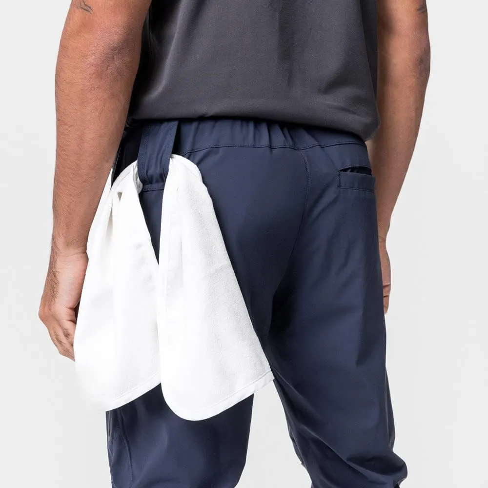 Finelylove Track Pants Men Slim Fit Athletic Jogger Sweatpants Elastic Waist Quick Dry Hiking Pants with Zip Pockets