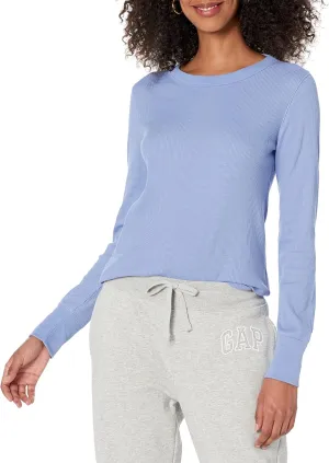 GAP Women's Waffle Knit Long Sleeve Tee T-Shirt