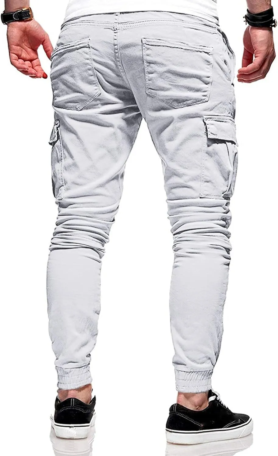 GIERIDUC Polka Dots Dress Pants for Men's Mens Sweat Pants Elastic Bottom Mens Checkered Dress Pants Basketball Sports Cards