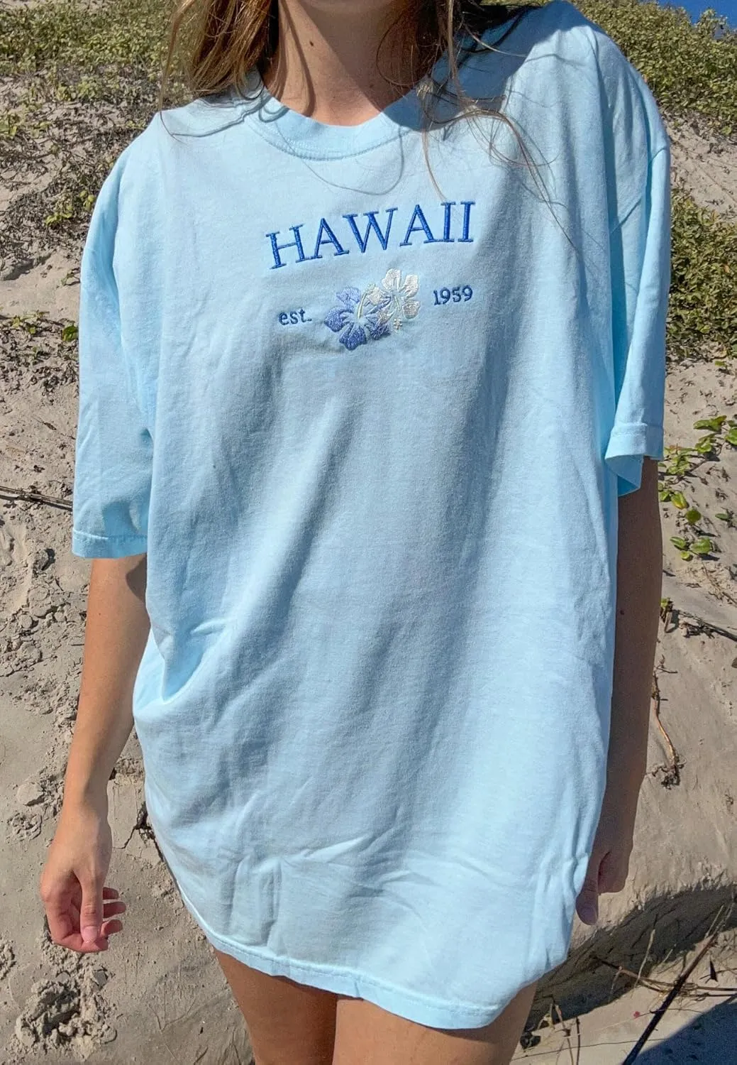 Graphic Oversized Shirt Teen Girl Women Y2k Cute Short Sleeve Floral Fruit Top Preppy Crewneck Baggy Tee Streetwear