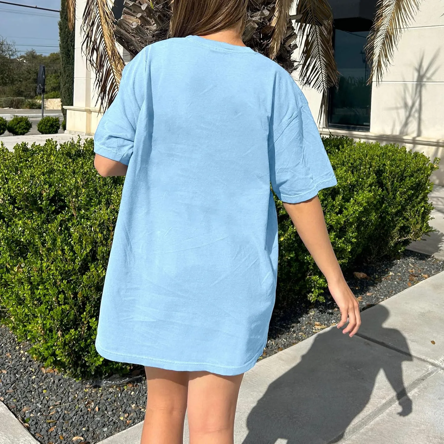 Graphic Oversized Shirt Teen Girl Women Y2k Cute Short Sleeve Floral Fruit Top Preppy Crewneck Baggy Tee Streetwear