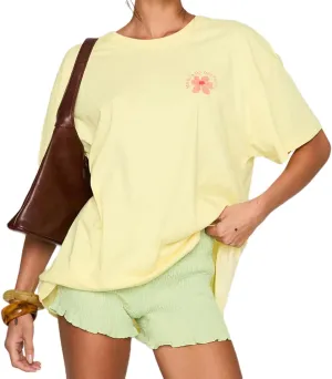 Graphic Oversized Shirt Teen Girl Women Y2k Cute Short Sleeve Floral Fruit Top Preppy Crewneck Baggy Tee Streetwear