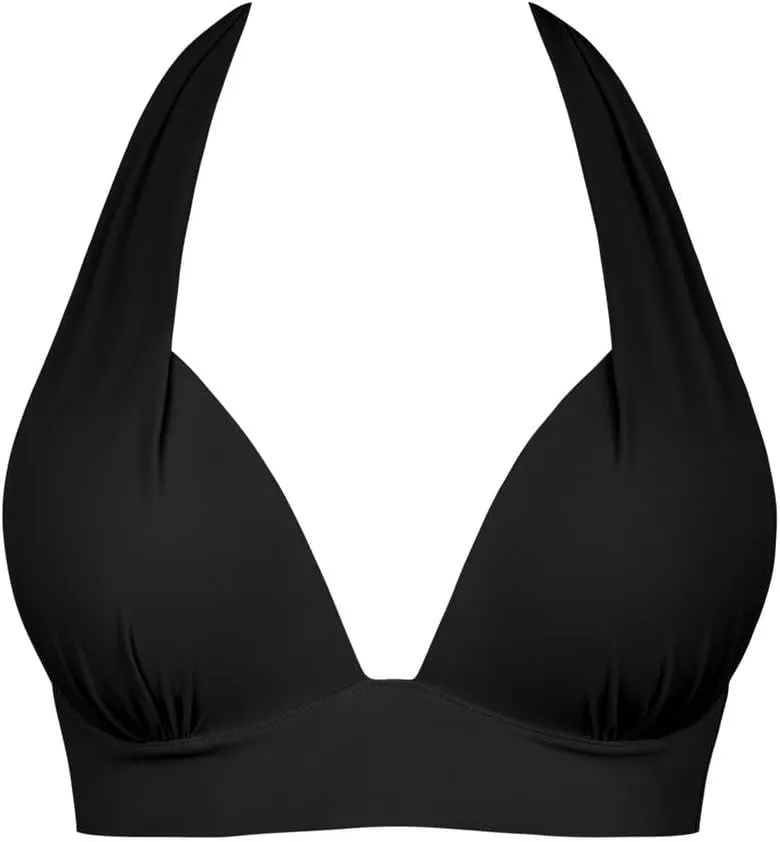 Hilor Women's Push Up Bikini Top Sexy Triangle Top Swimsuit Halter Bathing Suit Swim Tops