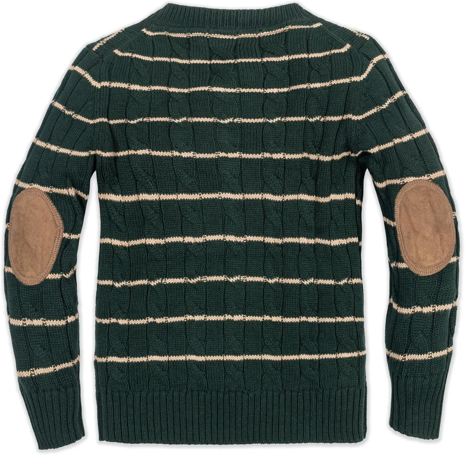 Hope & Henry Boys' Long Sleeve Henley Pullover Sweater