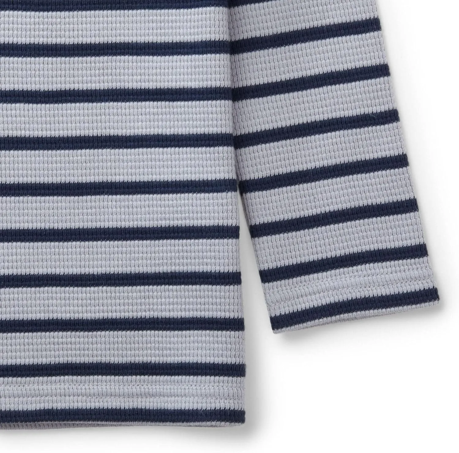 Hope & Henry Boys' Long Sleeve Henley Pullover Sweater