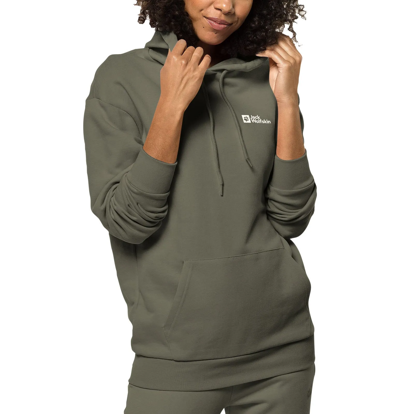 Jack Wolfskin Womens Essential Cotton Hoodie