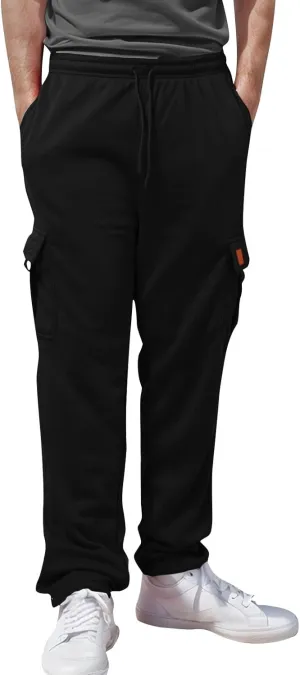 Joggers for Men Casual Solid Pants Leggings Trousers Tooling Multi-Pocket Men's Color Men's Pants Slim Fit Track